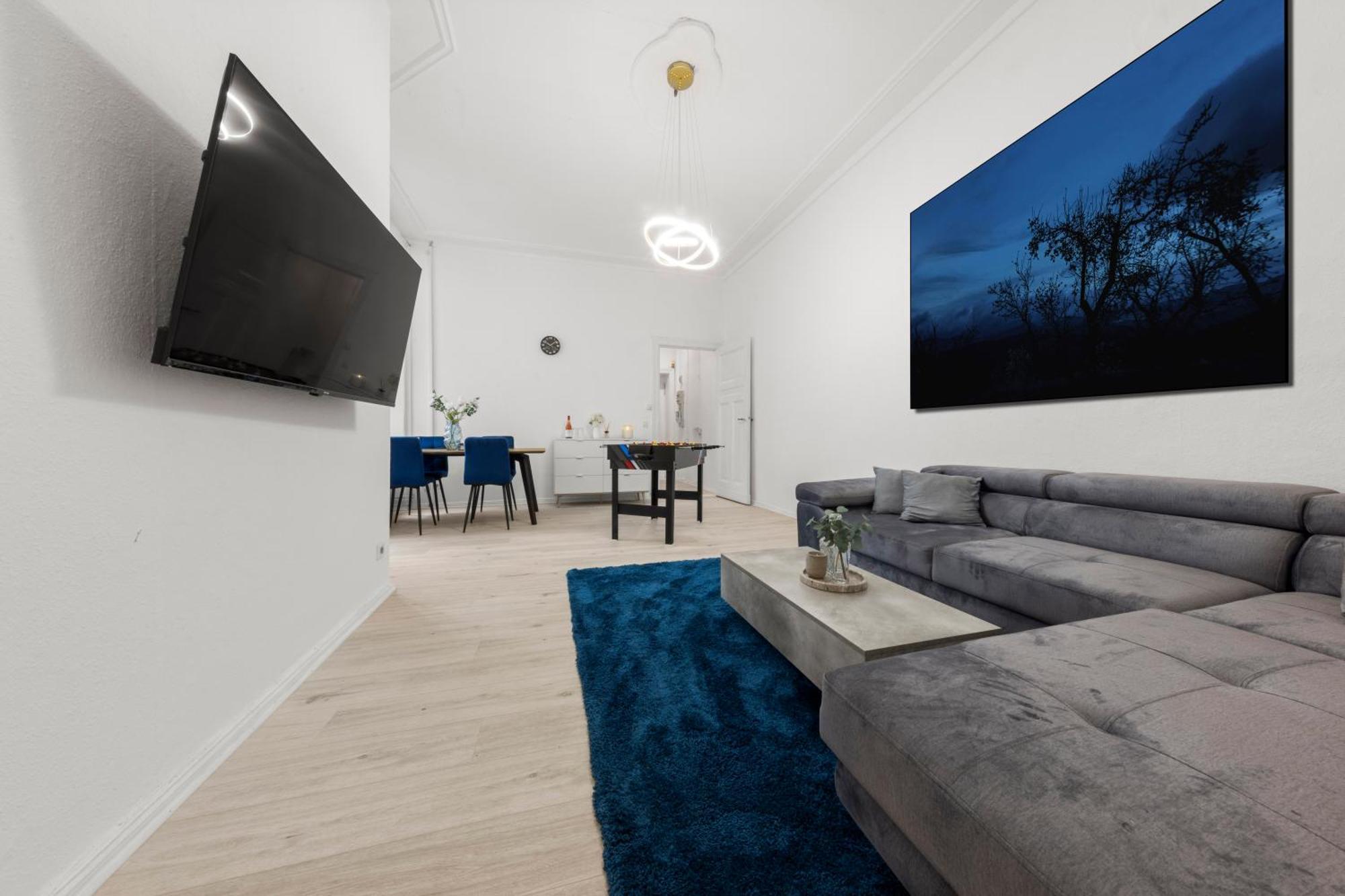 62Qm2, Massageseat, Billard-Table, King-Sized Bed Apartment Berlin Exterior photo